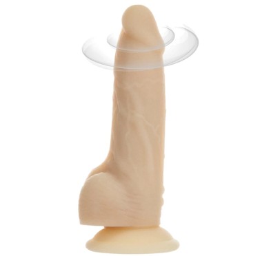 Wibrator - Naked Addiction Rotating & Vibrating Dong with Remote 18 cm Vanilla